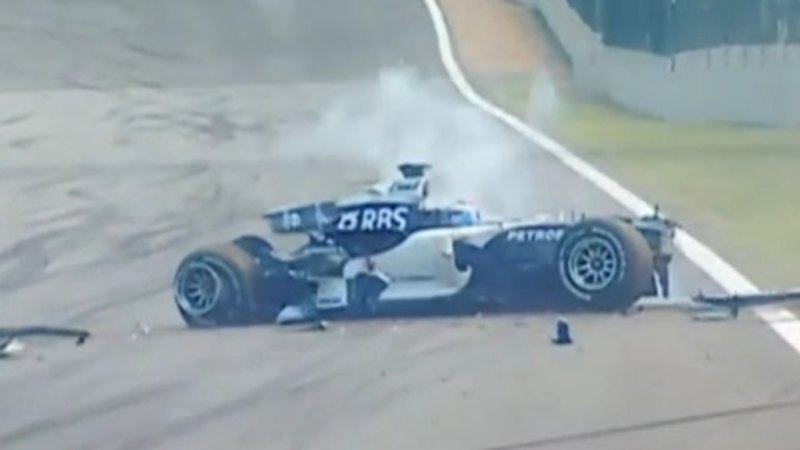 Webber taken out by rookie teammate