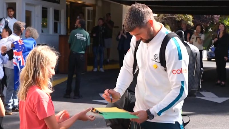 Socceroos depart base for knockout match against Egypt
