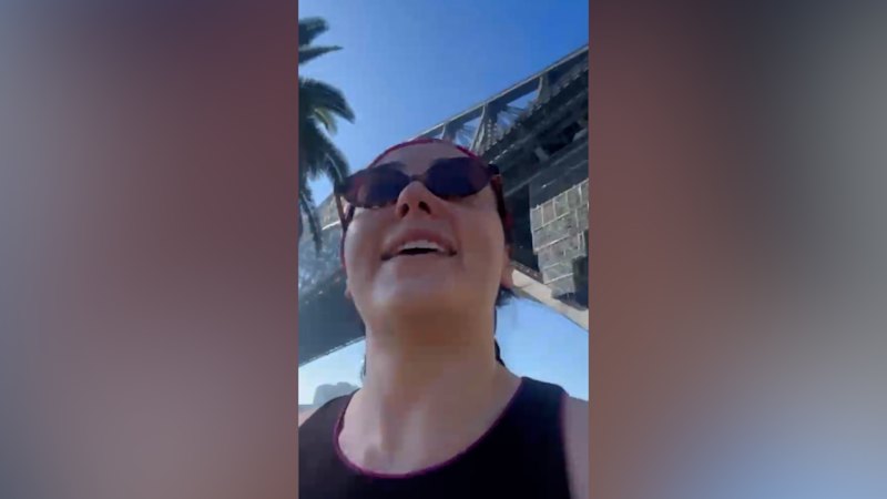 Abby Seaman reaches 30km stage with support as she continues running and reporting
