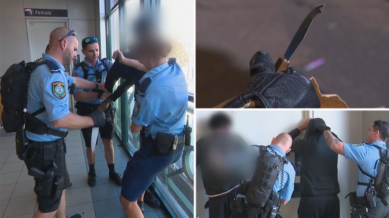 Sixty knives removed from NSW streets during two-day police operation