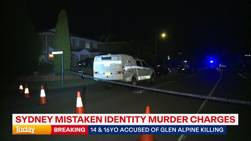 Two teenage boys charged in Sydney over alleged mistaken-identity murder