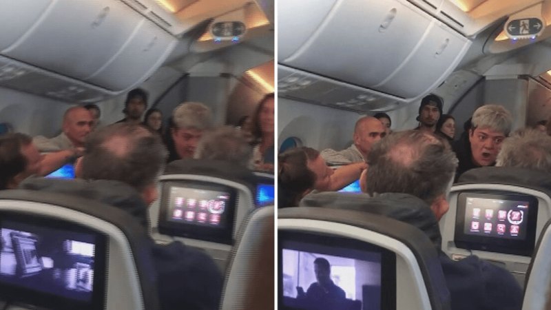 Violent outburst on Bali flight