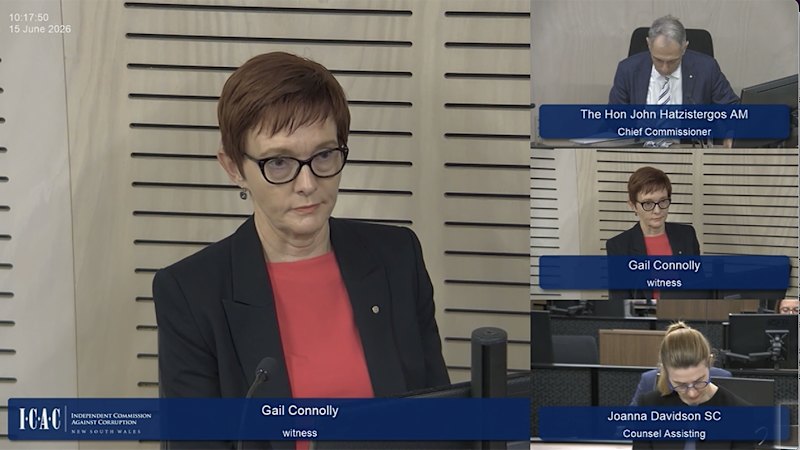 Gail Connolly Questioned on Pet Rabbit Incident at ICAC Inquiry