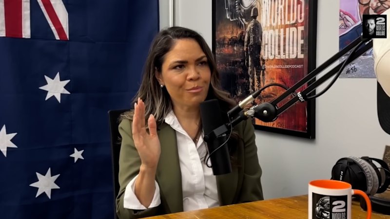 Senator Jacinta Nampijinpa Price on the 2Worlds Collide podcast