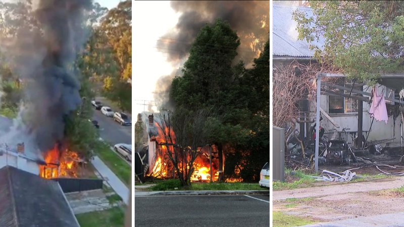 Man fighting for life after 'suspicious' house fire