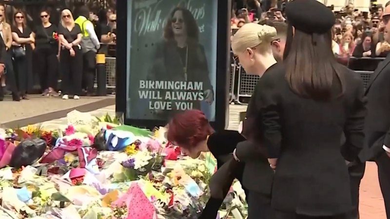 Ozzy Osbourne farewelled by thousands of fans in hometown