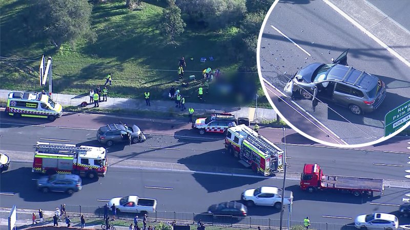One dead in two-car crash in Sydney’s north