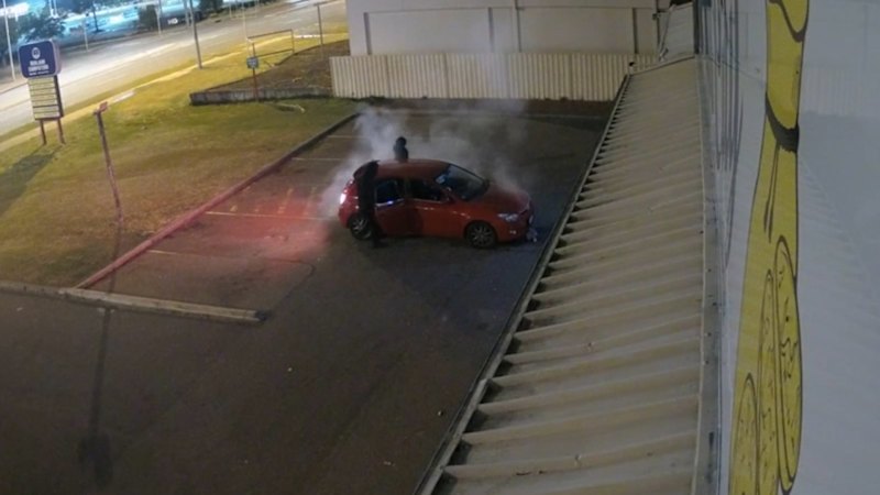 Midland tobacco shop arson attack