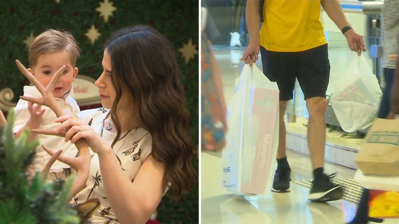 Shopping centres flooded with last-minute buyers on Christmas Eve
