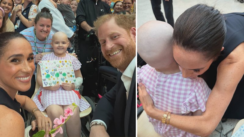 Lily on meeting Prince Harry and Meghan