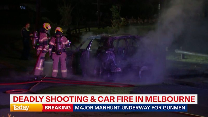 Deadly shooting and car fire in Melbourne