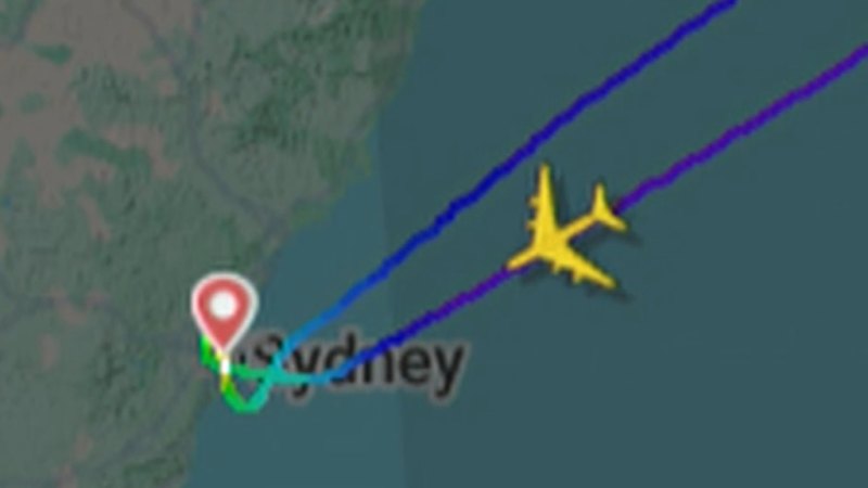Qantas plane turns back mid-flight