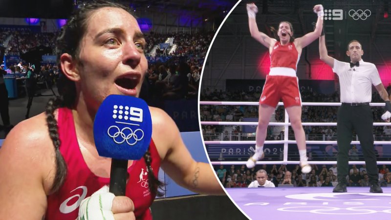 'Oh my god!': Parker's classic reaction to clinching medal