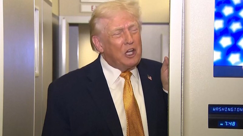 Trump stands firm on US being in charge of Venezuela