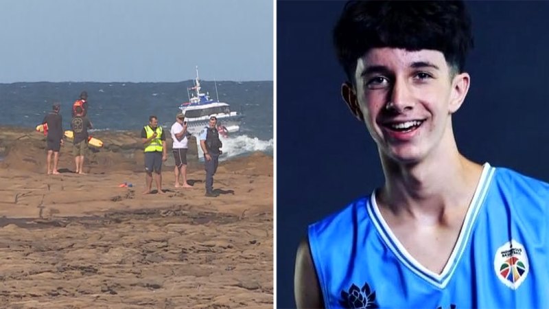 Search become recovery mission for missing teenager swept off rocks on NSW coast