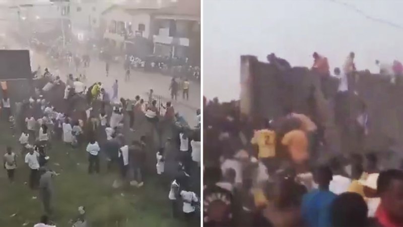 Fatal stampede at sporting stadium leaves at least 56 dead in West Africa