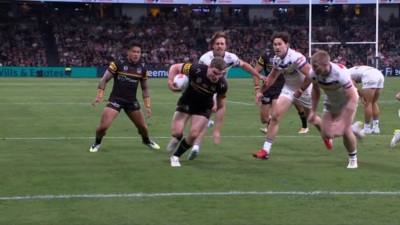 Martin pounces and palms to score