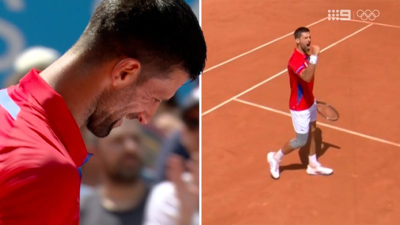 Novak Djokovic beats Dominik Koepfer with five-game run