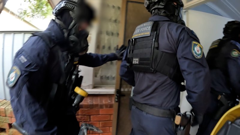 NSW Police raid a Sydney home over alleged nitazene supply