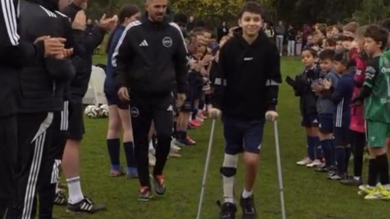 Teenager injured at Melbourne station returns to sport