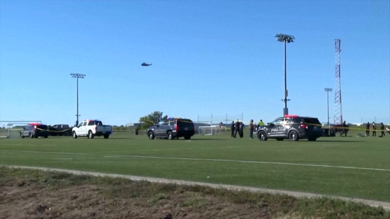Two dead after ute drives through US football match