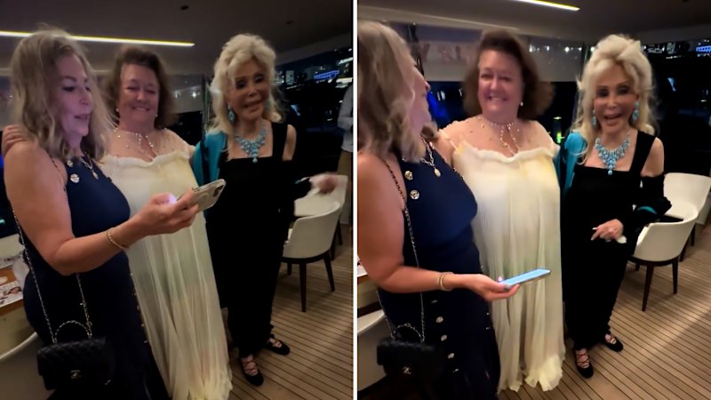 Gina Rinehart's 'vocal salute to America' at Rita Panahi's birthday