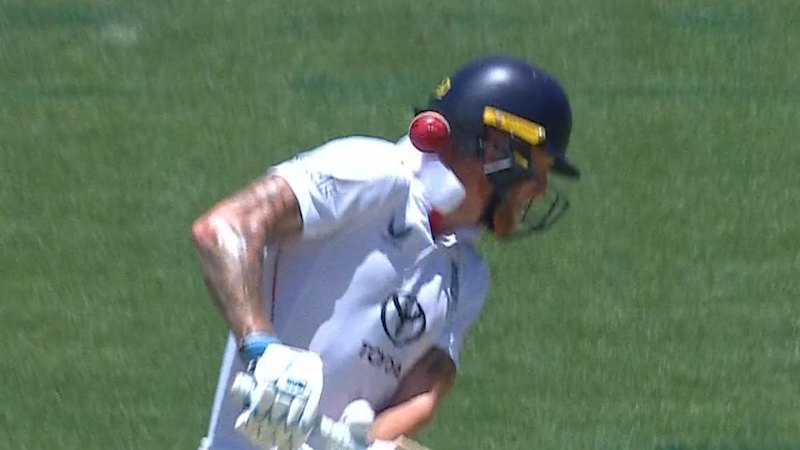 Stokes struck by dangerous blow