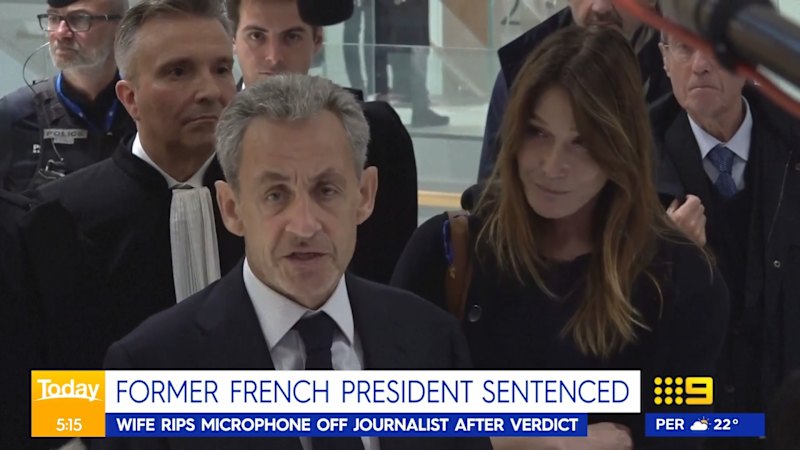 Former French president jailed