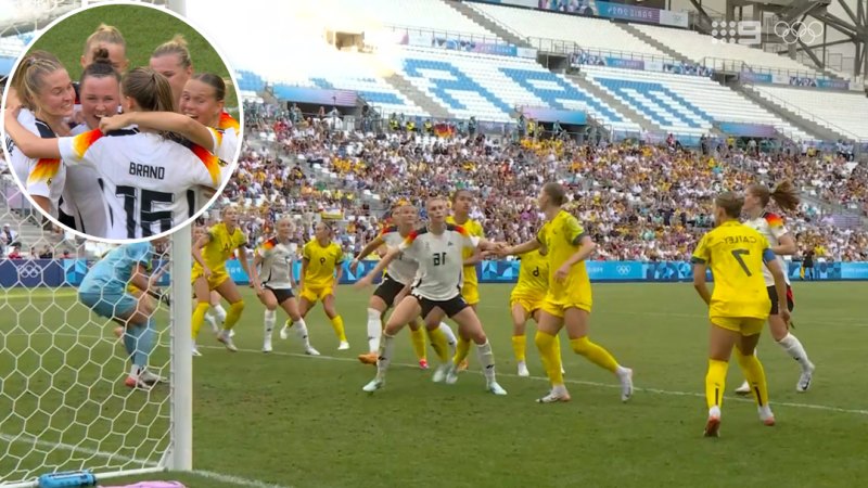 Matildas concede after thumping header