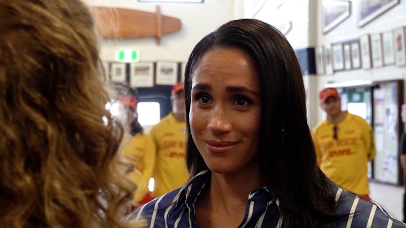 Meghan gets emotional when meeting Bondi terror attack survivors