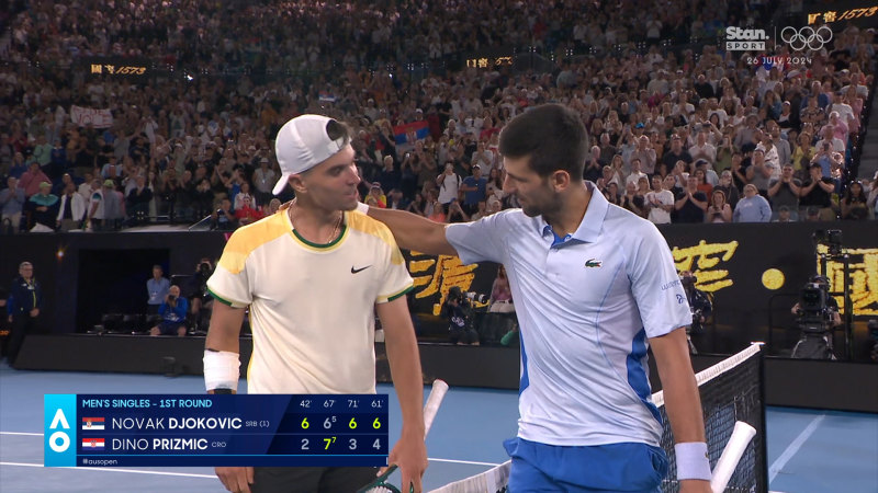 Djokovic survives almighty Australian Open scare