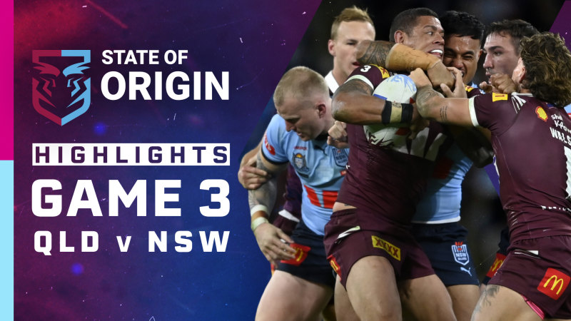 2024 State of Origin Highlights: QLD v NSW - Game III