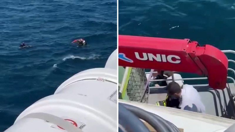 Scuba divers allegedly stranded by tour boat found in water