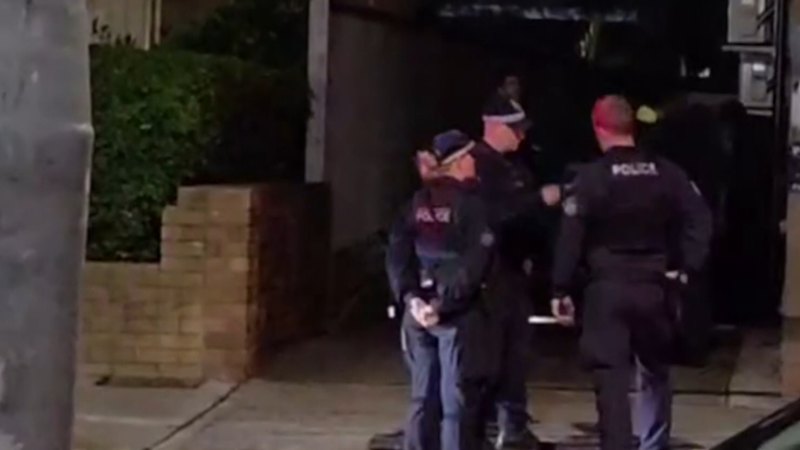 Man arrested in Bondi Junction while allegedly wearing vest covered in duct tape