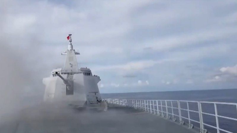 Australian Defence Force monitoring Chinese warships