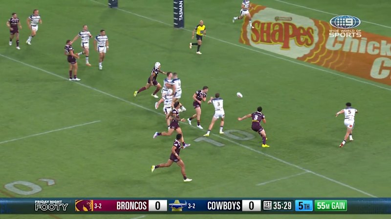 New Broncos half serves up perfect grubber