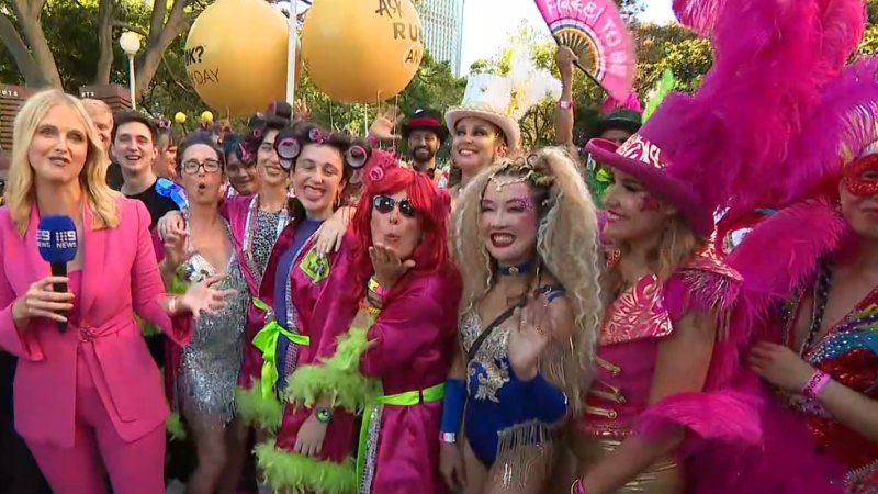 Thousands line Sydney streets for Mardi Gras Parade