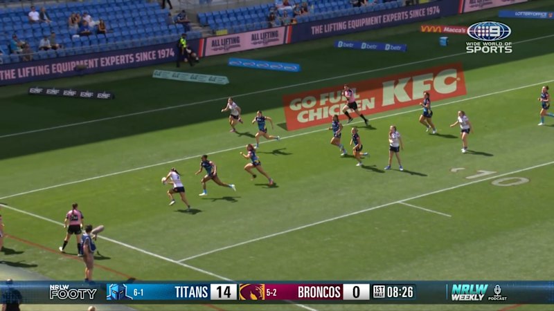 Titans score from scrum play as Kerri Johnson capitalises