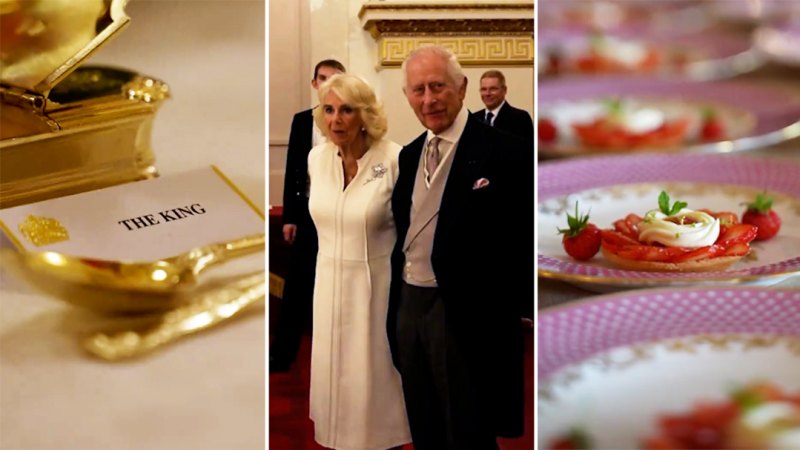 The royal family prepare for glamourous State Banquet