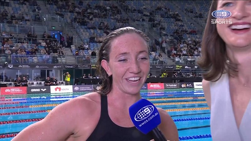 Pallister's classy message for Titmus after snatching record