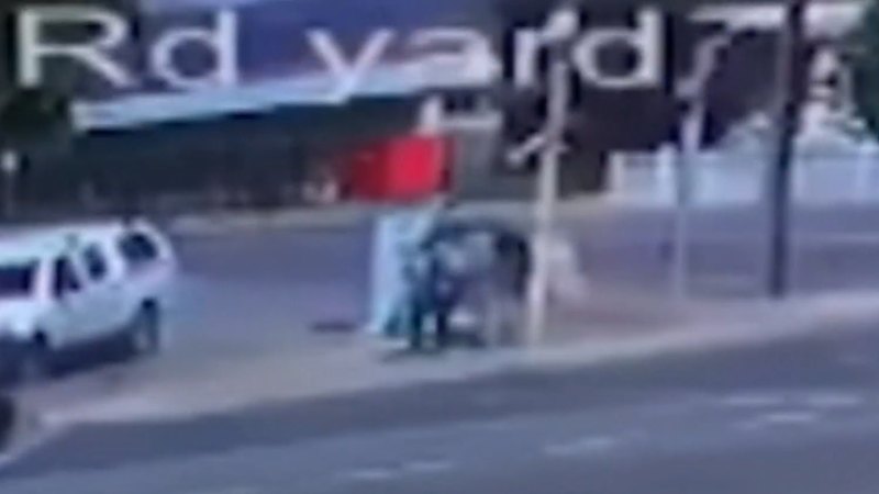 Woman, 84, punched in random attack