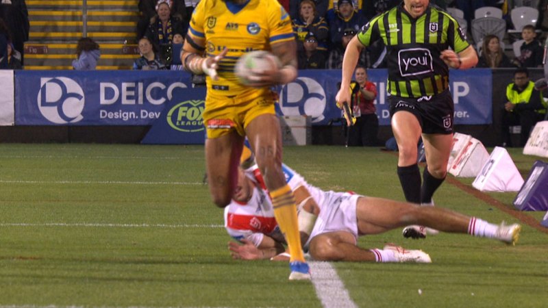 Touch judge's brave call stops Eels