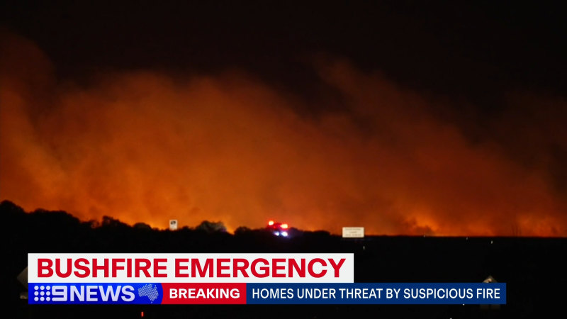 Ledge Point bushfire