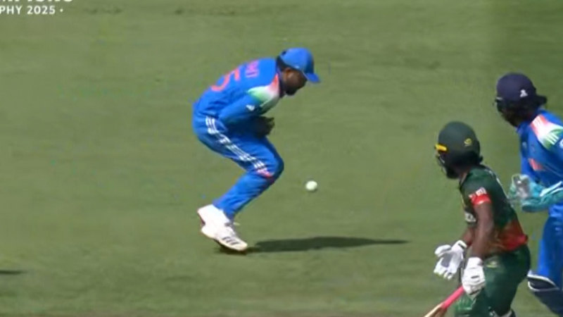 Rohit drops Indian’s hat trick ball