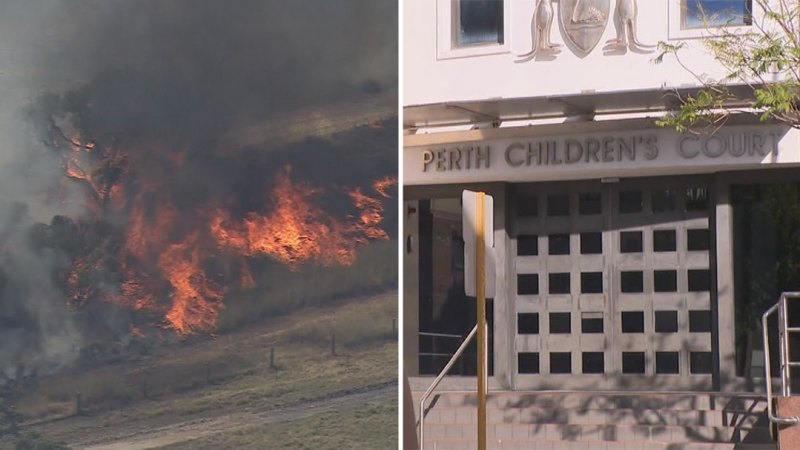 Two 14-year-olds charged over Perth fire