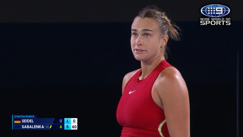 Australian Open Highlights: Ella Seidel v Aryna Sabalenka