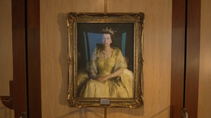 Queen'in Canberra'daki en tanınmış portrelerinden biri