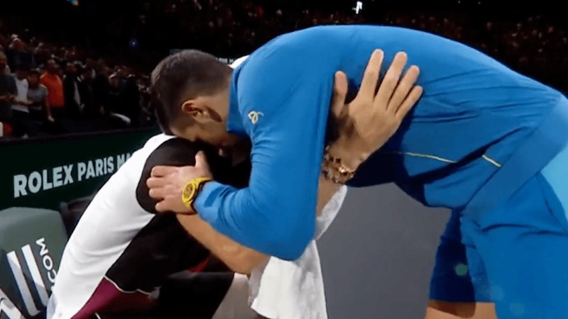 Djokovic's classy act to beaten foe