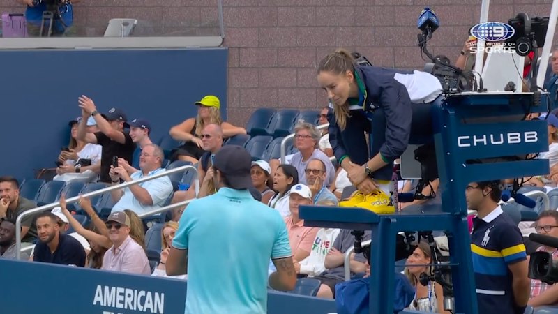 Berrettini reacts angrily during US Open match as crowd voices frustration