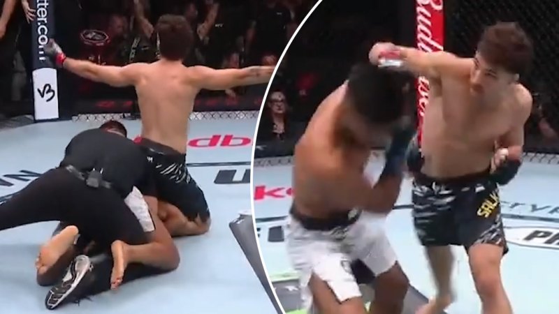 UFC debutant stuns with 19-second KO